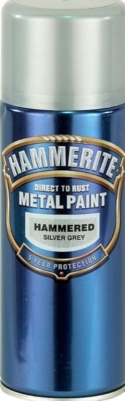 Hammerite Aero Silver Grey Çekiçlenmiş Efekt Sprey Boya 400Ml