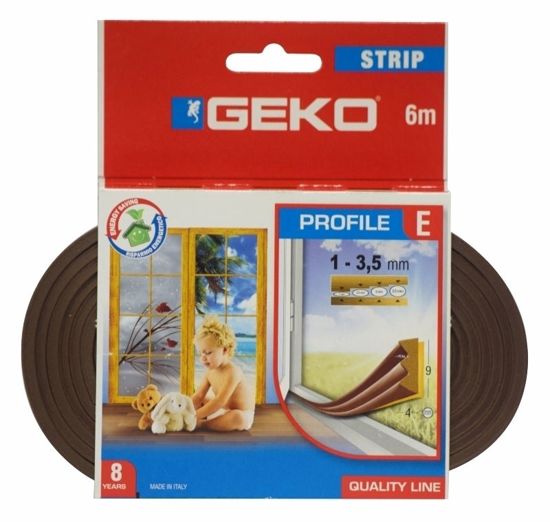 Geko Şerit Kahverengi Profil 'E' 6M