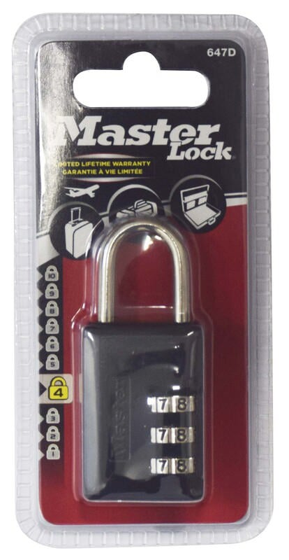 Masterlock Kombineli Asma Kilit 30Mm X 23Mm Vinil