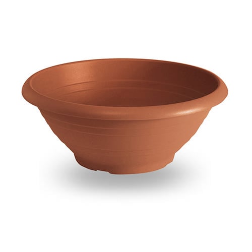 Veca Plastik Saksı Yuvarlak 60X24Cm Terracotta