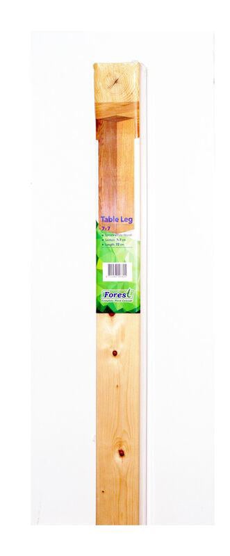 Forest Beyaz Ahşap Masa Ayağı 72Cm
