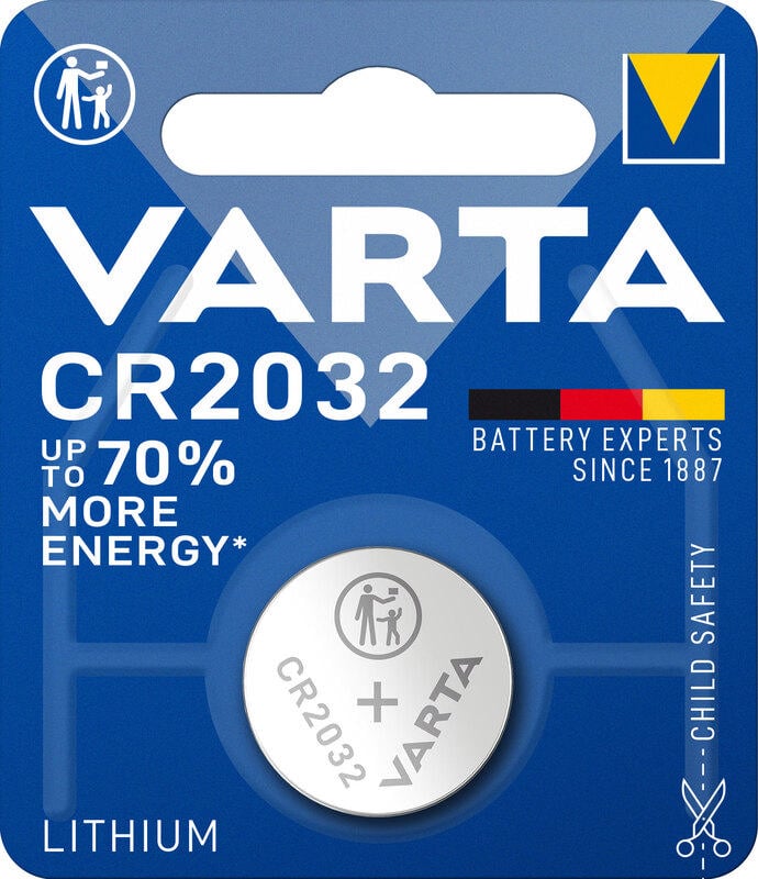 Varta Lithium Coin Cr2032 (Düğme Pil, 3V) 1'li Paket