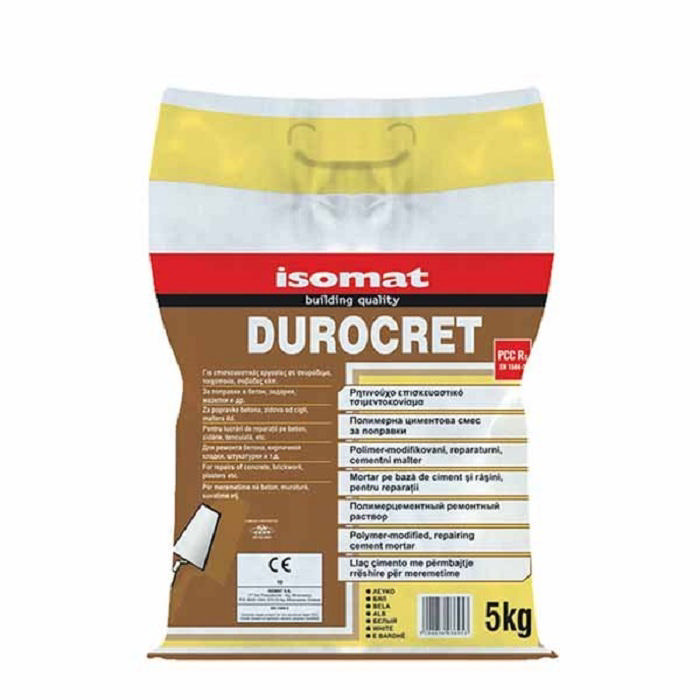 Isomat Durocret Polimer Katkılı Çimento Harcı Gri 5Kg