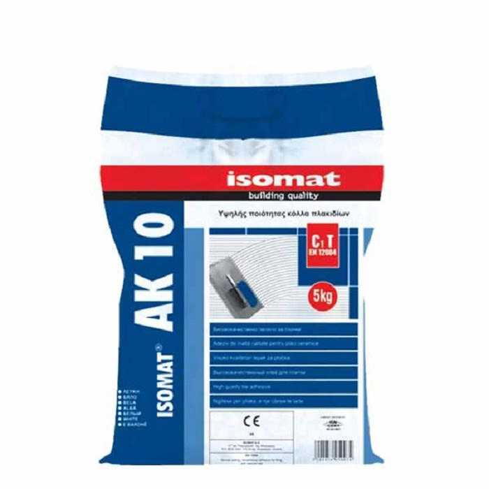 Isomat Ak-10 Fayans Yapıştırıcısı C1 Beyaz 5Kg