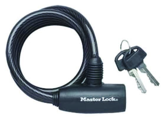 Masterlock Sarmal Kablo Siyah