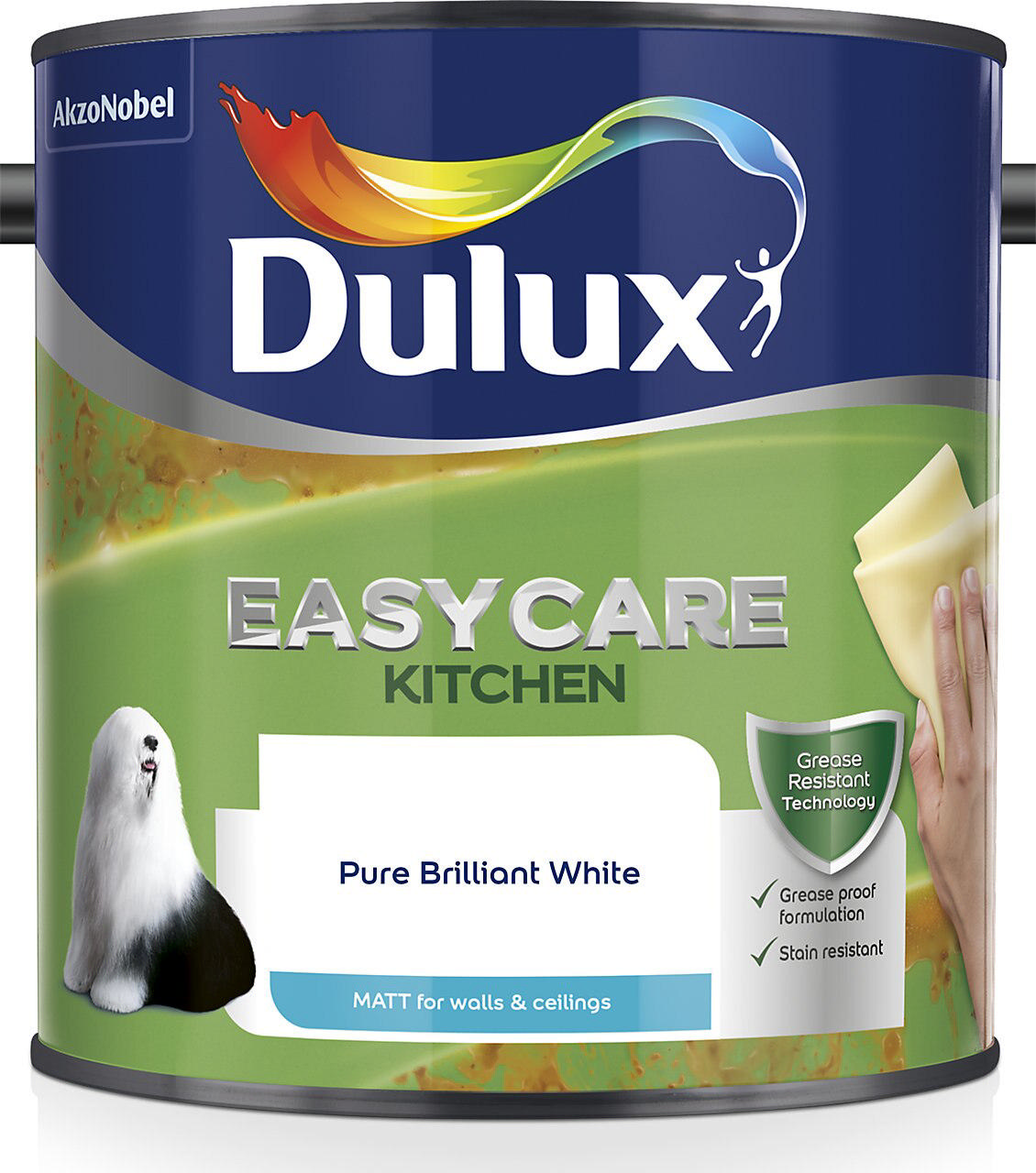 Dulux Easycare Mutfak Saf Parlak Beyaz Mat Emülsiyon Boya 2.5L