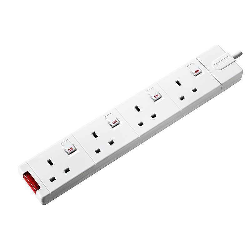 Bg Masterplug Anahtarlı 4 Soketli Uzatma Prizi