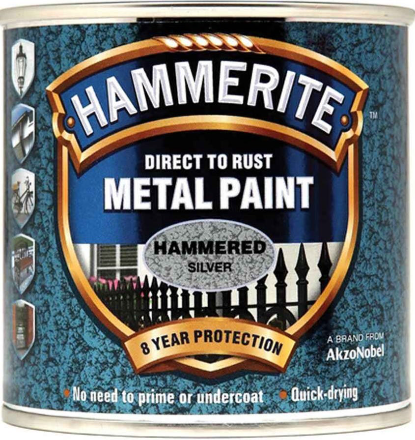 Hammerite Çekiçlenmiş Gümüş Gri 250Ml