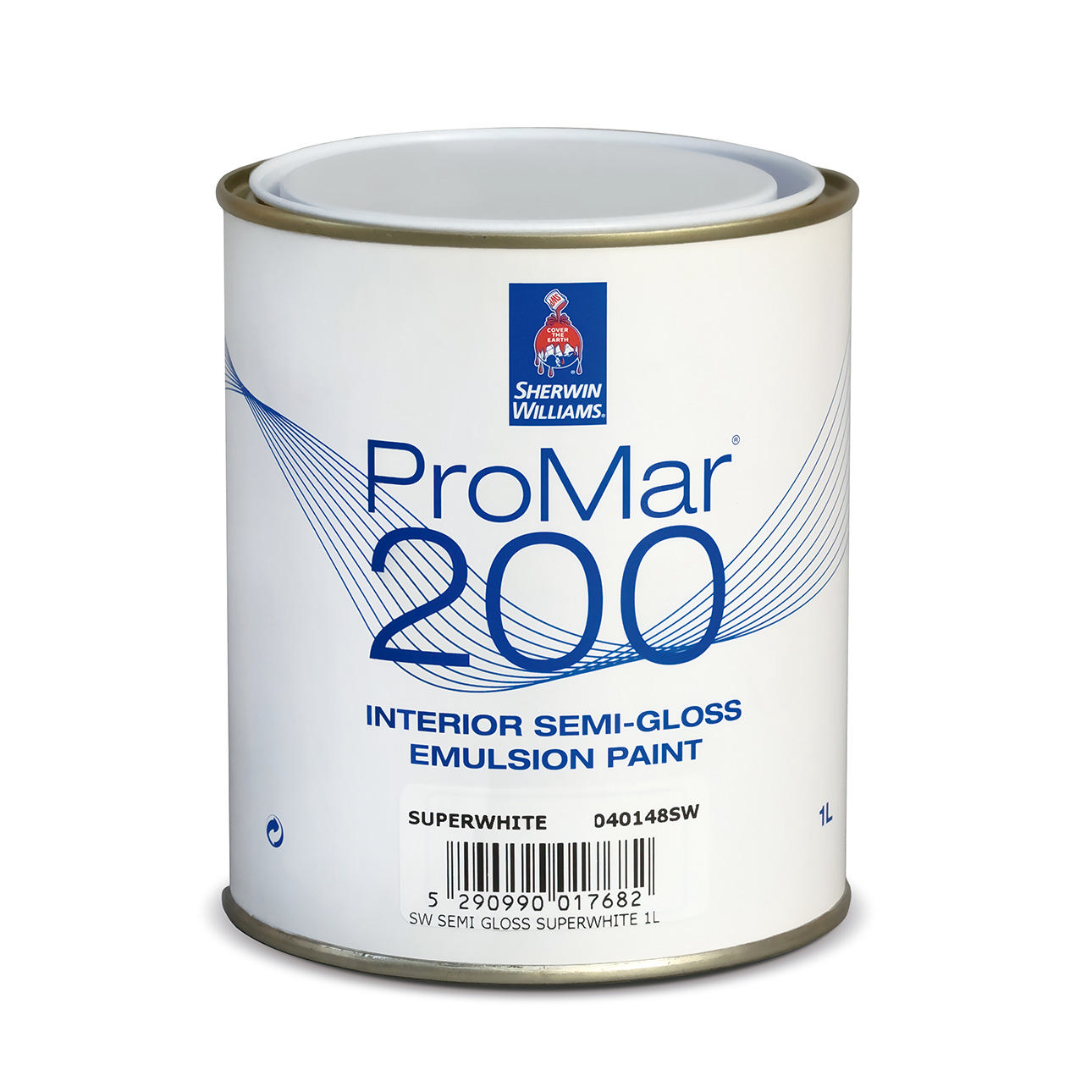 Sherwin-Williams® Promar® 200 Yarı Parlak Emülsiyon Ekstra Beyaz 4L