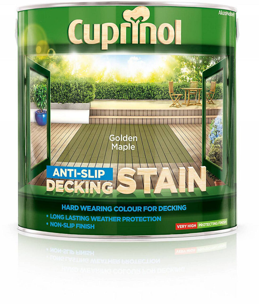 Cuprinol Golden Maple Ultra Dayanıklı Kaymaz Deck Ahşap Boyası 2.5L