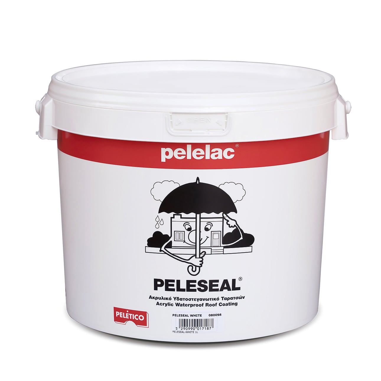 Peleseal® Akrilik Su Geçirmez Çatı Kaplama Beyaz 10L