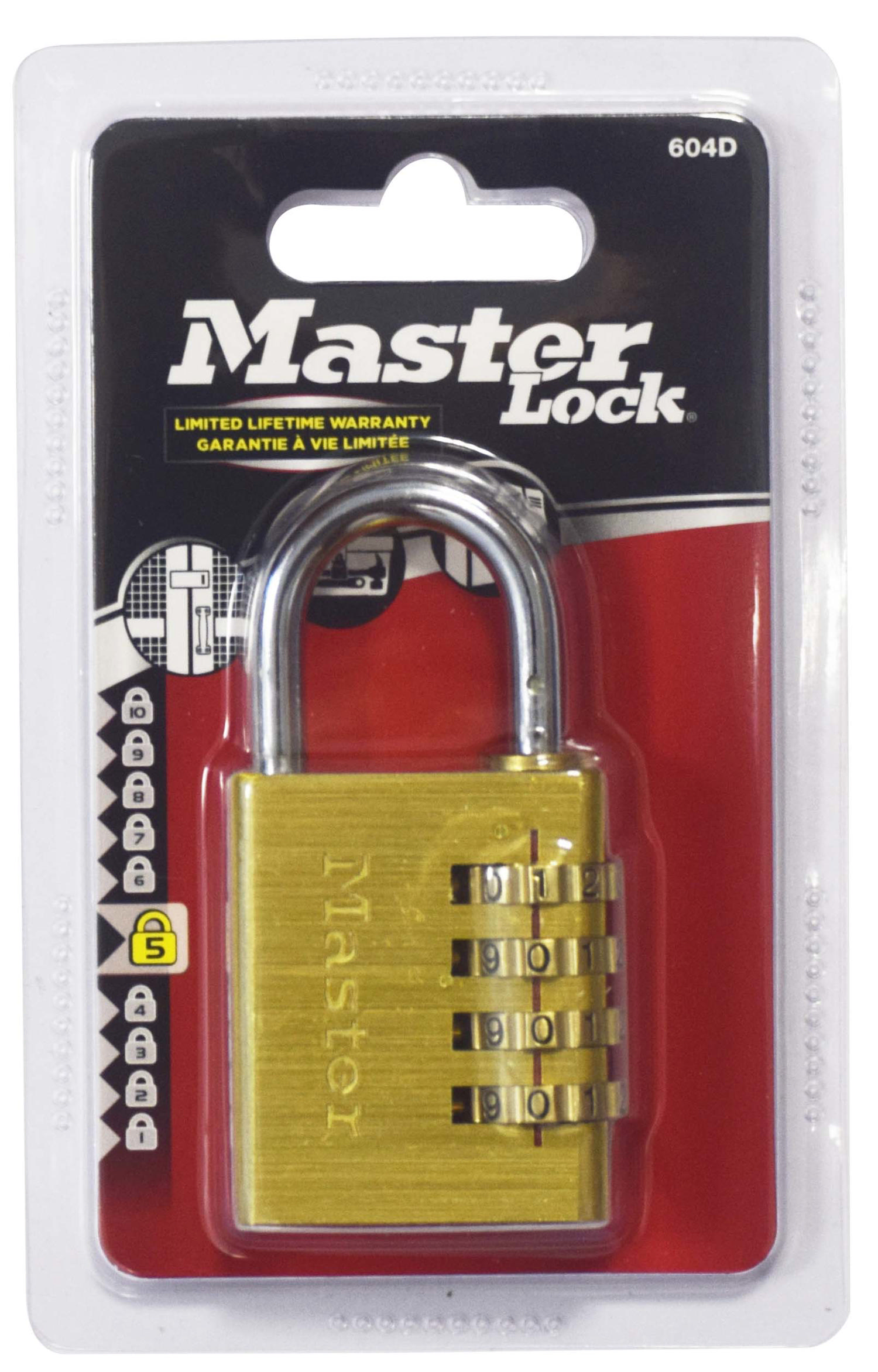 Masterlock Pirinç Şifreli Kilit 40X21