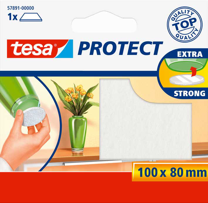 Tesa Keçe 100Mm X 80Mm Beyaz