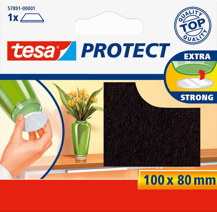 Tesa Keçe 100Mm X 80Mm Kahverengi