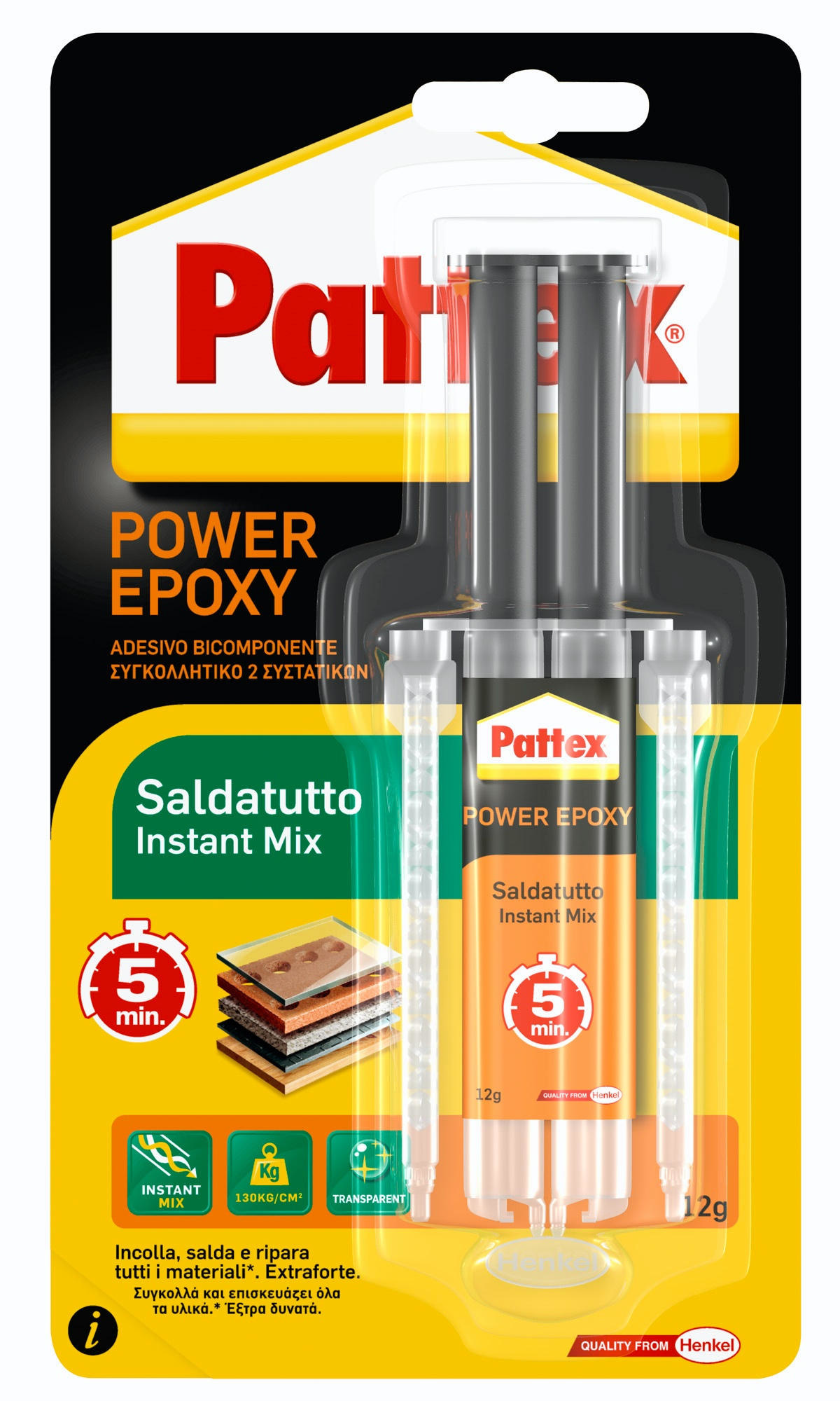 Pattex Epoxy Saldatutto 2K Anında Karışım 5 Dk 11Ml