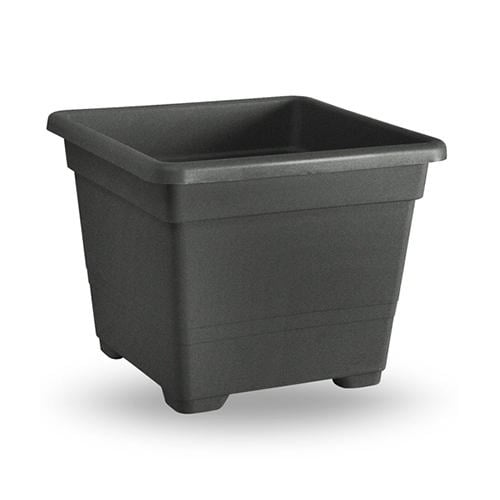 Veca Plastik Kare Tabak 27X27Cm Antrasit
