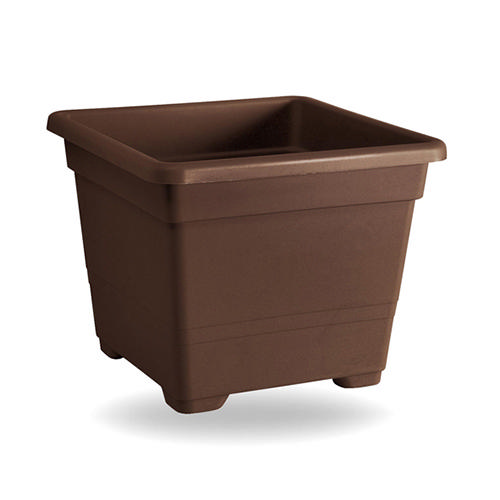 Veca Plastik Kare Tabak 54X54X42Cm Bronz