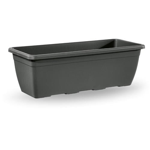 Veca Plastik Saksı Dikdörtgen 40X20X16Cm Antrasit