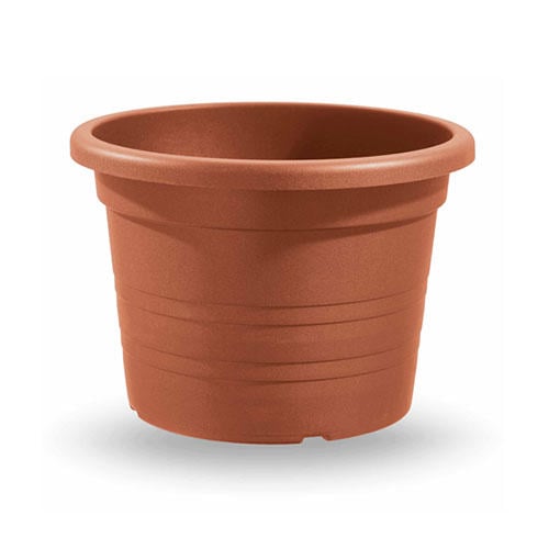 Veca Plastik Saksı Yuvarlak 80X56Cm Terracotta