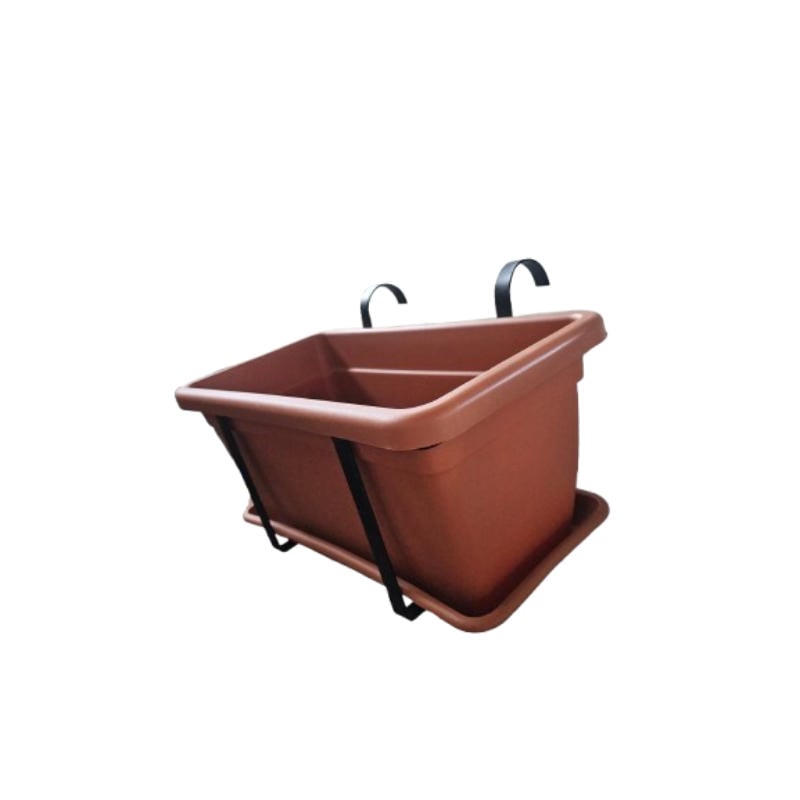 Veca Anthea ve Tabak ile Tanıtım Standı 50Cm - Terrakota