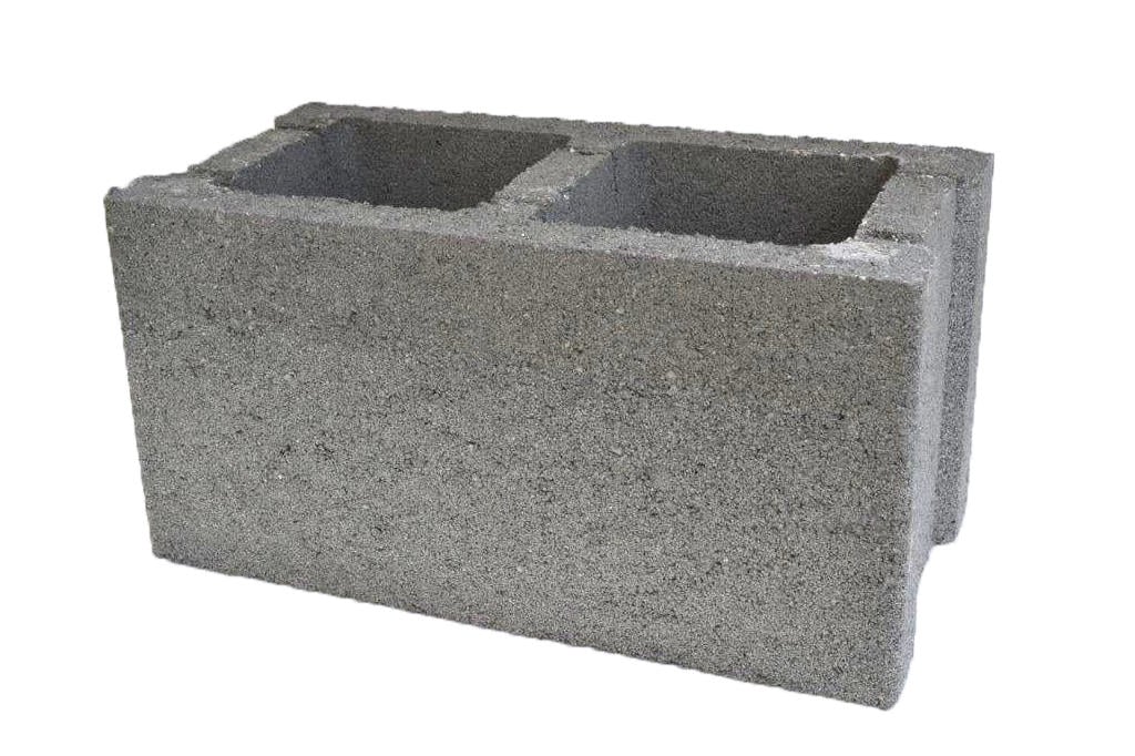 Çimento Biriket Çim Blok 20X20X39 Gri