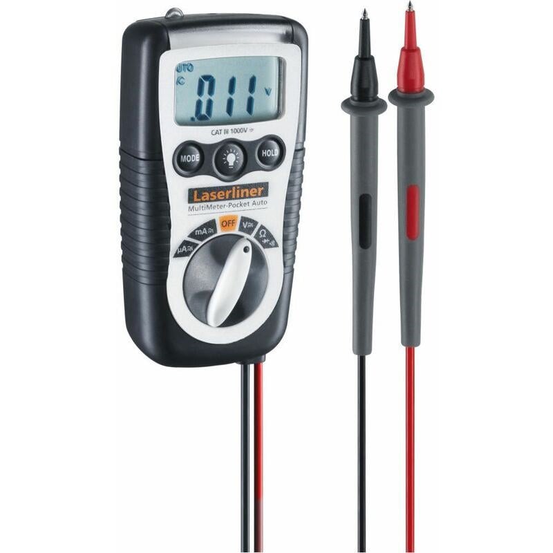 Laserliner 083.032A Multi Meter-Pocket 600V Ac/Dc