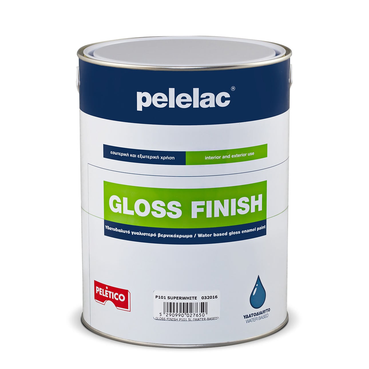 Pelelac® Parlak Finish Post Office Red P124 2.5L Su Bazlı