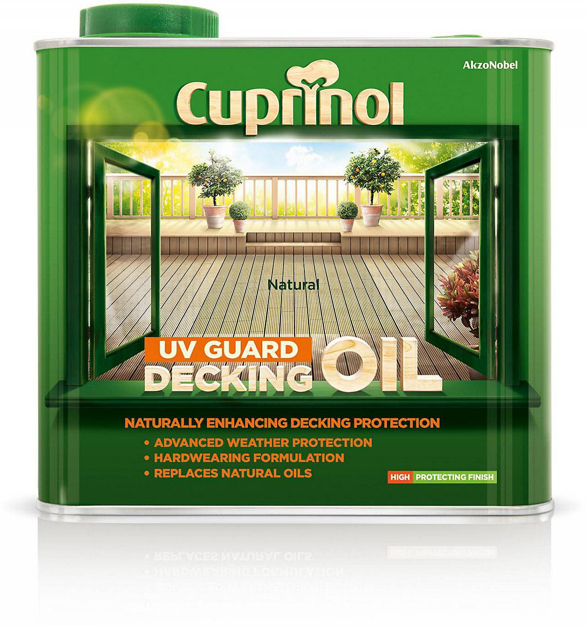 Cuprinol Natural Decking Oil & Protect 2.5L