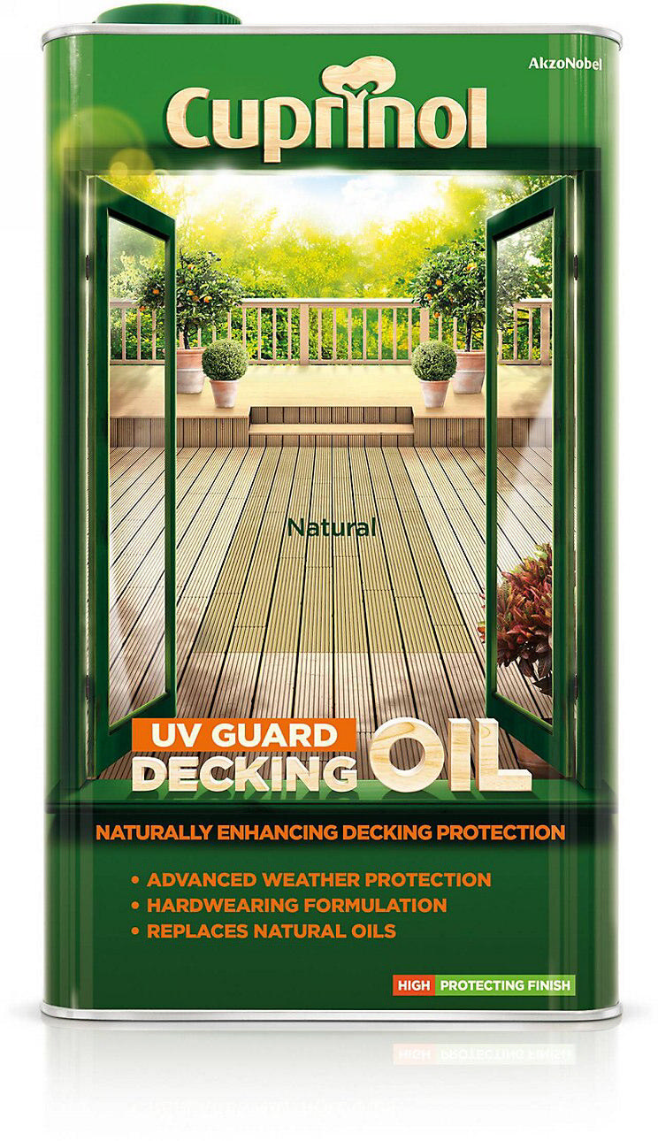 Cuprinol Natural Decking Oil & Protect 5L