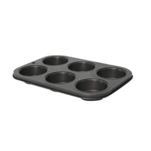Domo Muffin Tepsisi 6 Parça - Siyah