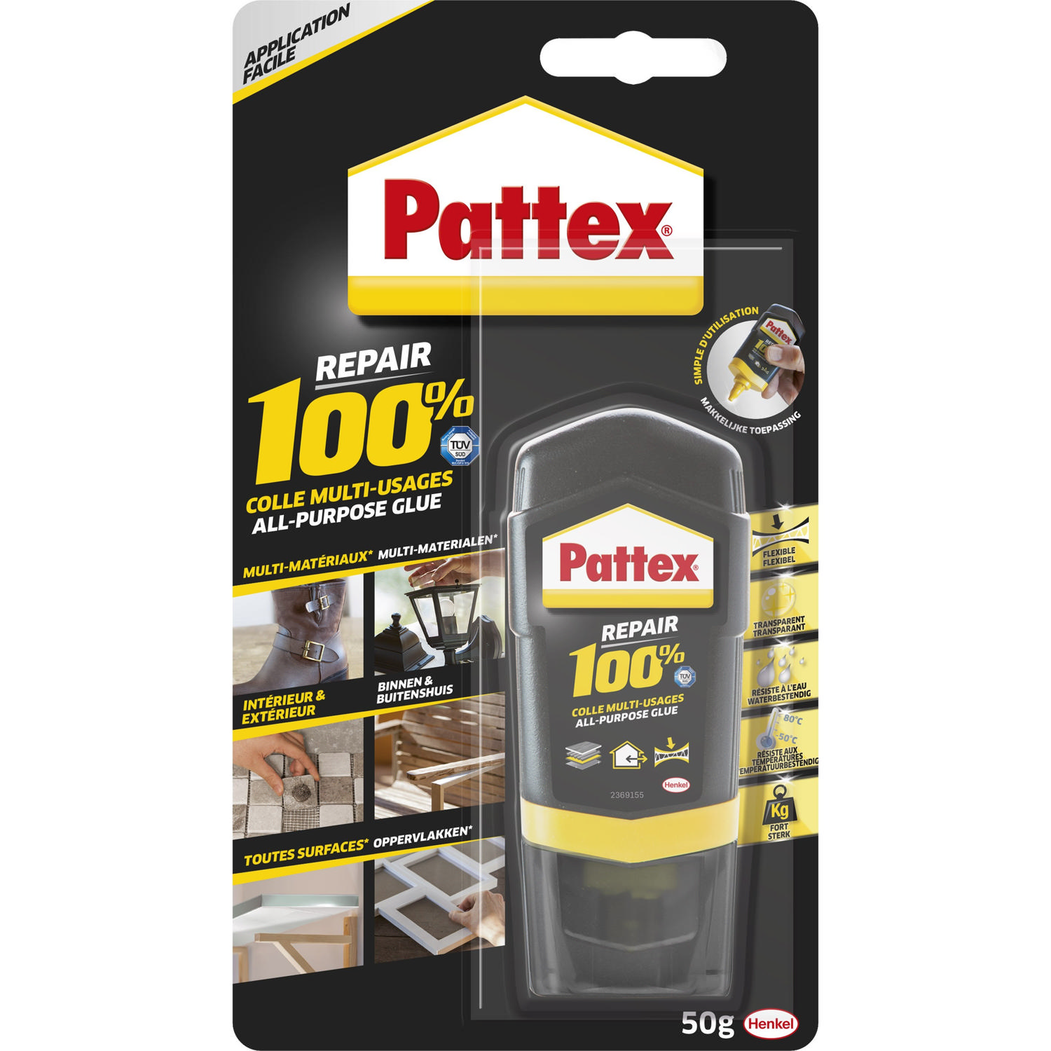 Pattex 100% Yapıştırıcı 50Gr