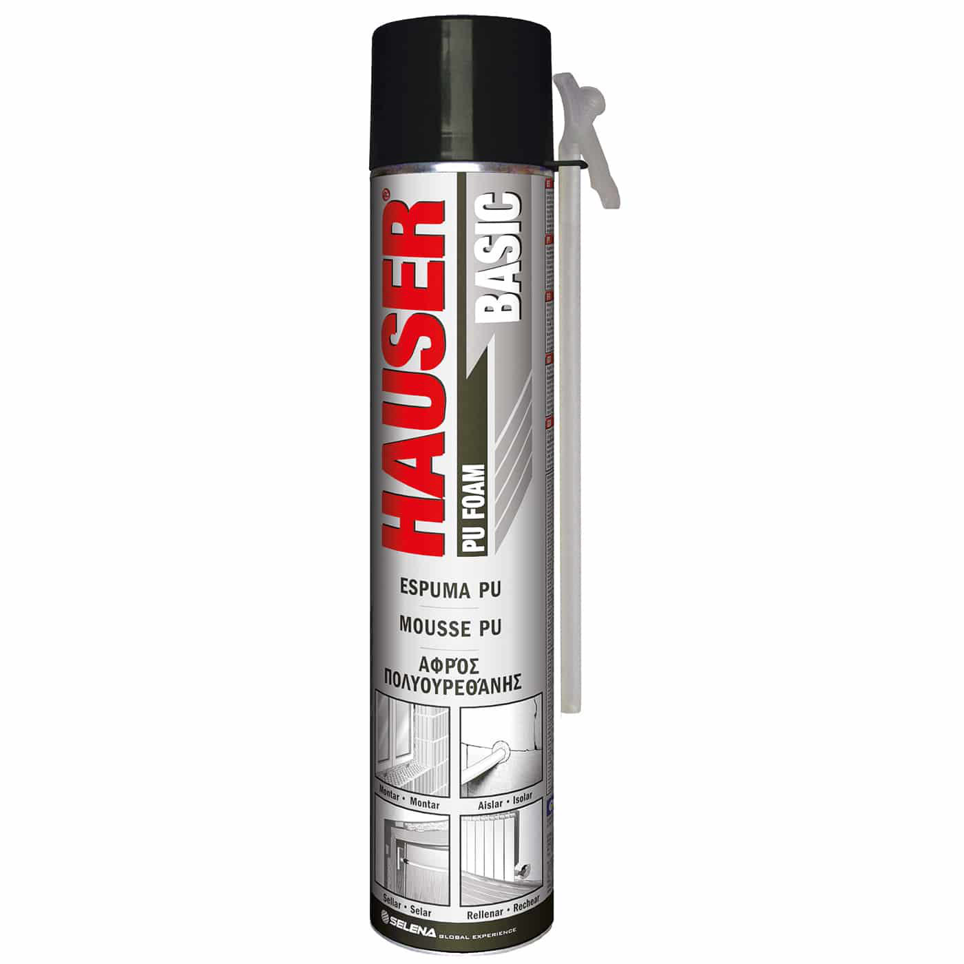 Hauser Pu-Foam Straw 750Ml