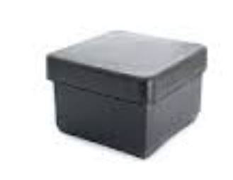 Kare Kapak 80X80 Siyah