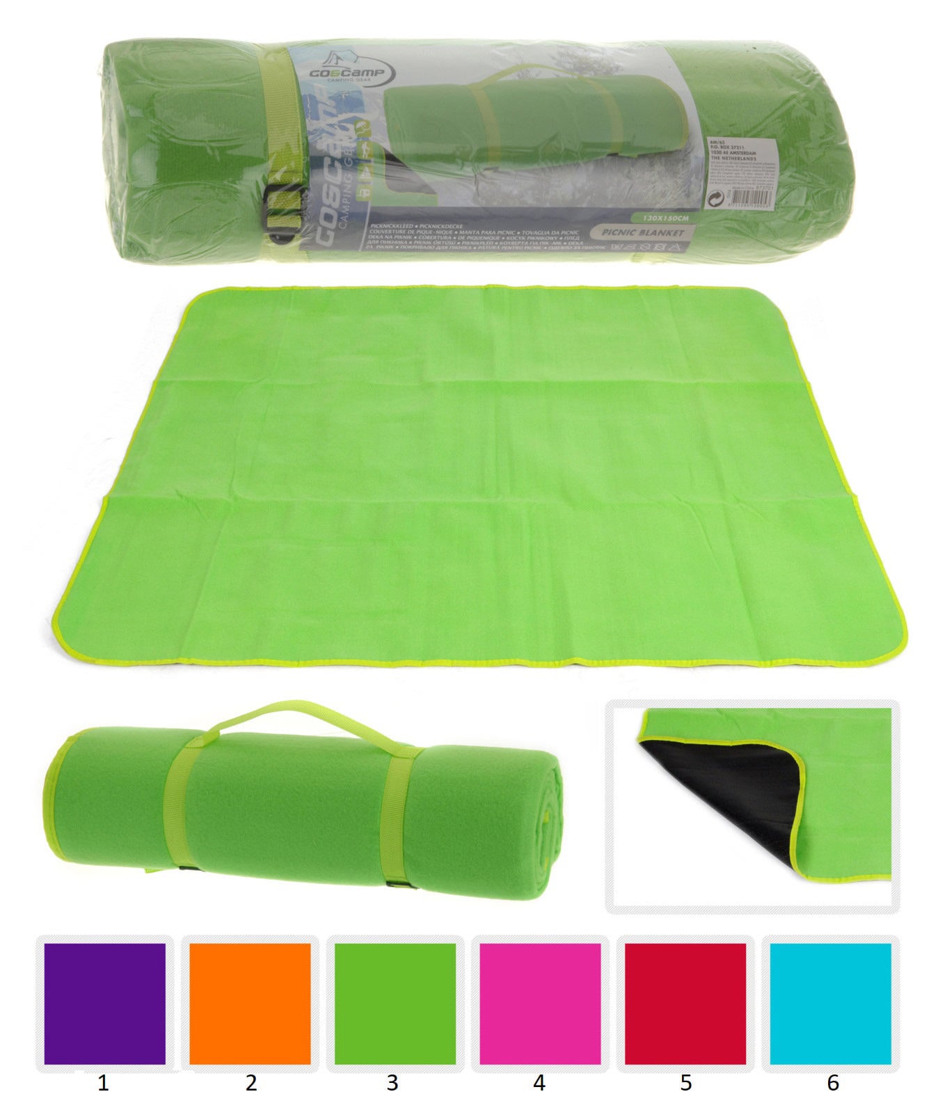 Piknik Battaniyesi 130X150Cm 6 Farklı Renk