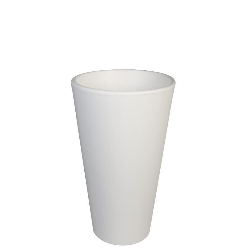 Top Roto Rotary Yuvarlak Saksı 31X51Cm - Beyaz