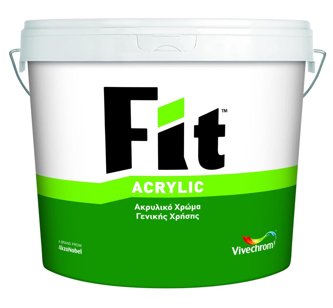 Vivechrom Fit Acrylic 30 Beyaz 9Lt