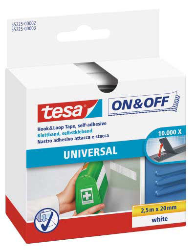 Tesa On&Off Bant 2.5M X 20Mm Beyaz