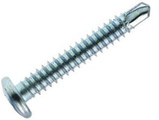 Fer 2Pcs Kendinden Vidalı Yuvarlak Başlı Vidalar 5,5X73