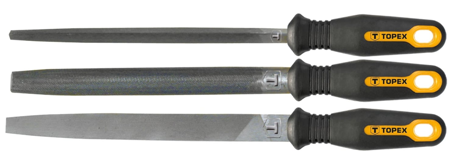 Topex 3'lü Çelik Eğeler 200Mm