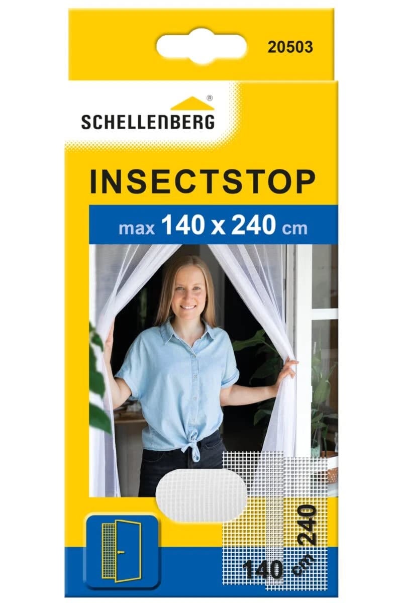 Schellenberg Sineklik Kapı 140X240Cm Beyaz