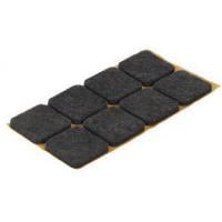 P W 10 Adet 20x20mm Keçe Seti Kahverengi