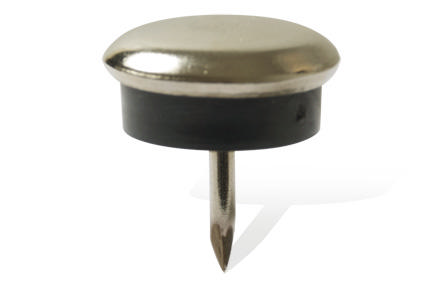 P W 8 Adet 25Mm Metal Sürgü Çivili Gümüş