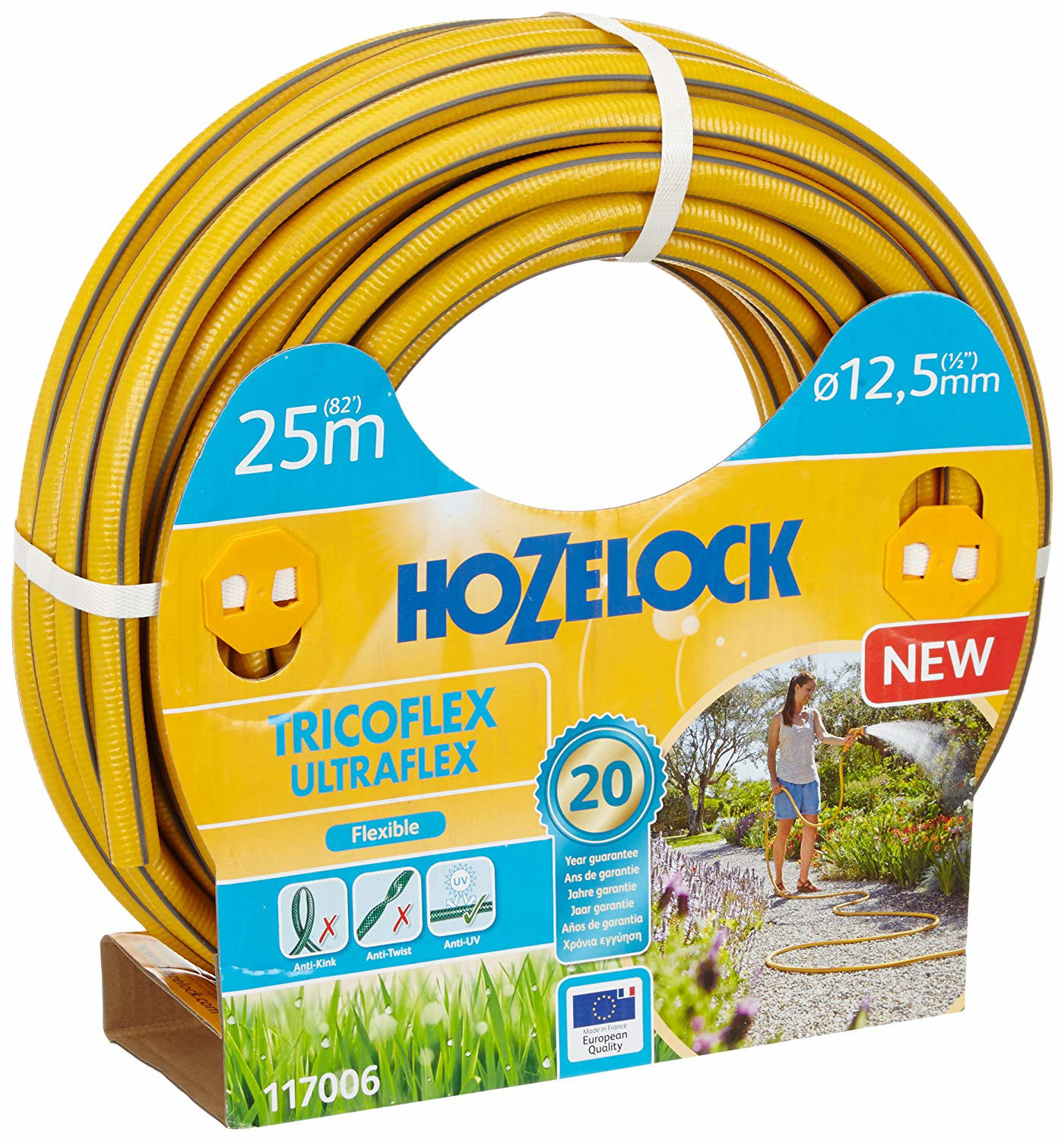Hozelock 25M 3/4 Su Hortumu Ultrraflex