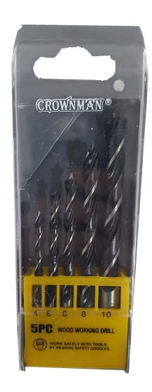 Crownman 5'li Set Ahşap Matkap Uçları