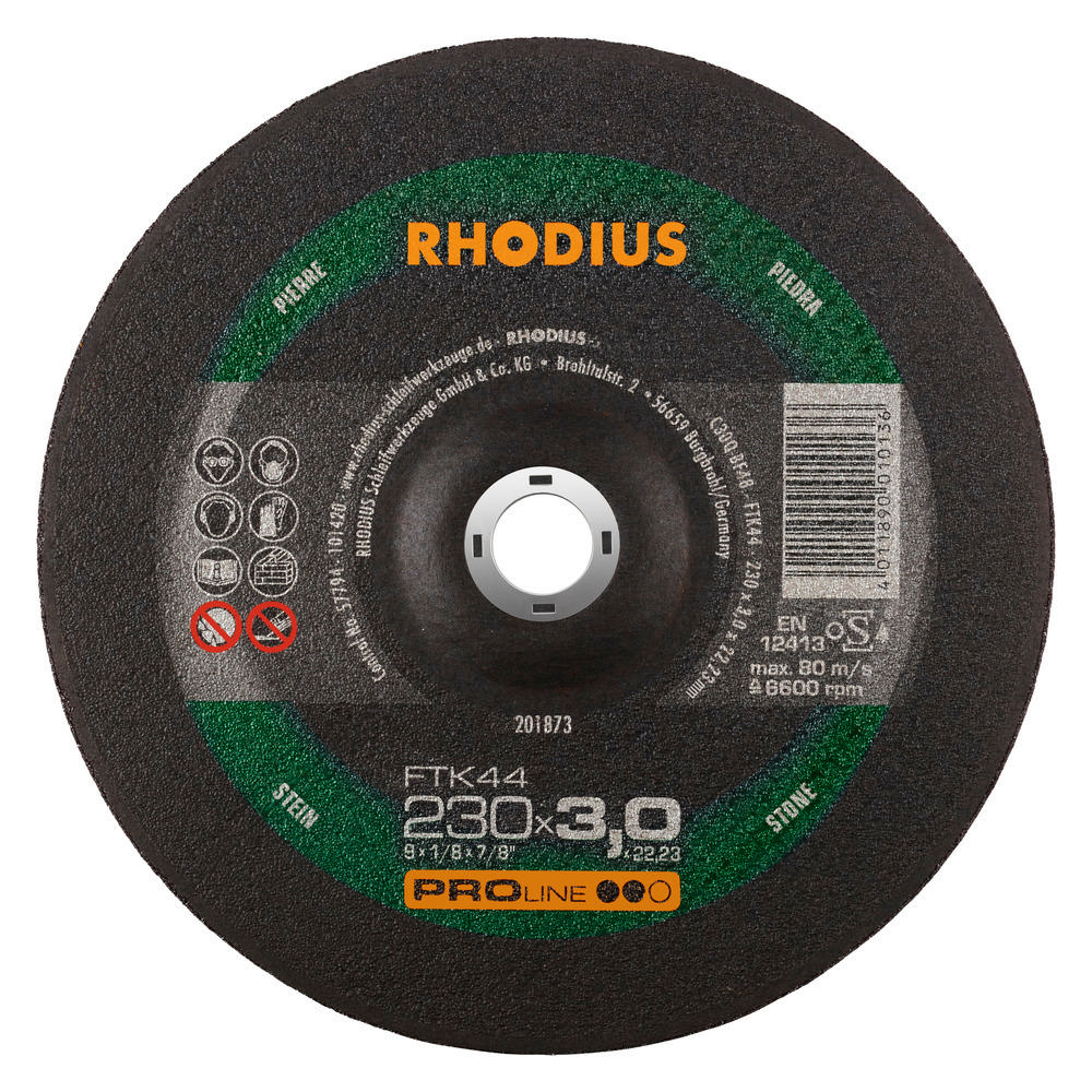 Rhodius Disc Ftk44 230X3Mm Taş Kesme Diski