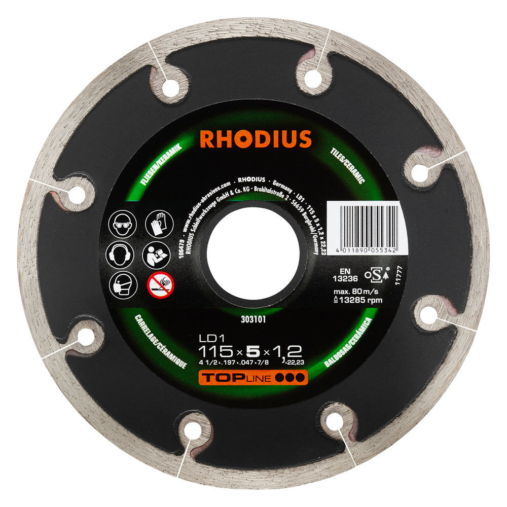 Rhodius Elmas Kesme Diski Ld1 115Mm