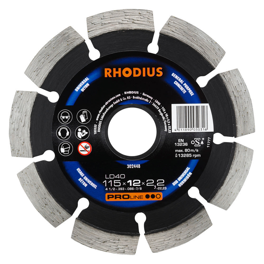 Rhodius Elmas Kesme Diski Ld40 115Mm