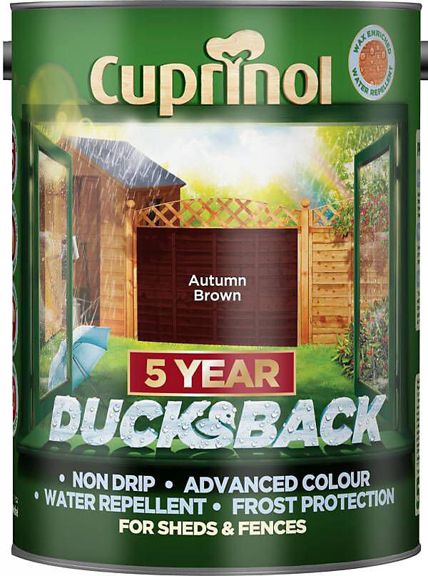 Cuprinol Autumn Brown Ducksback 5L