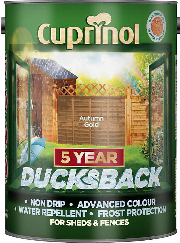 Cuprinol 5 Years Ducksback Autumn Gold 5L