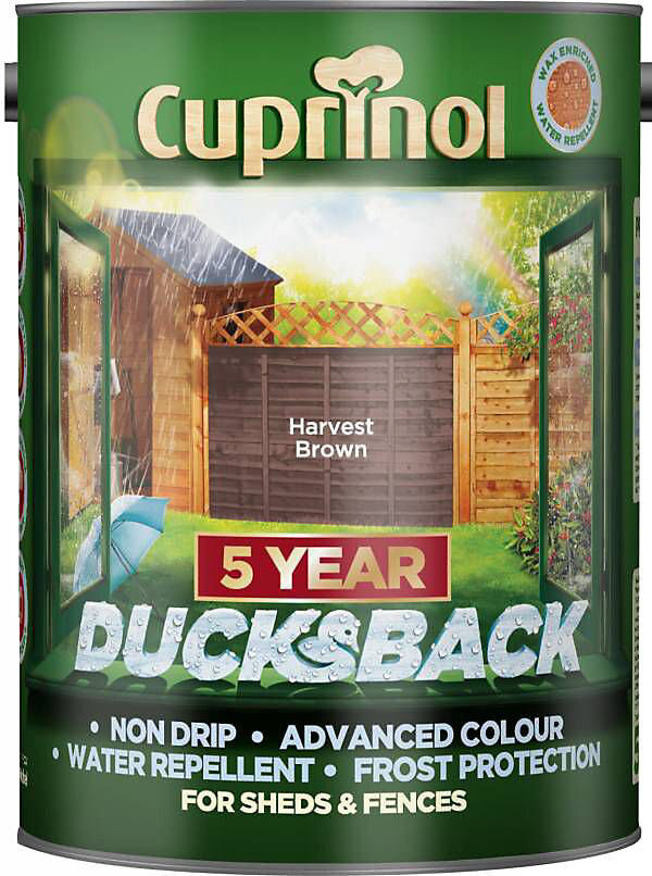 Cuprinol Harvest Brown Ducksback 5L